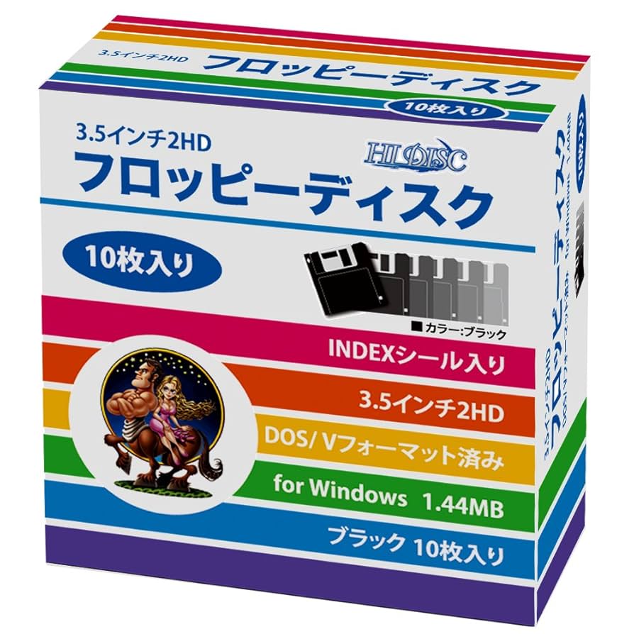 Amazon.co.jp: HIDISC フロッピーディスク3.5 2HD(Win)DOS/V